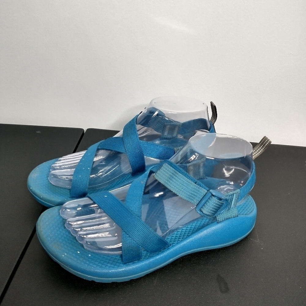 Chaco Women's Blue Nylon Adjustable Hiking Outdoor Sandals, Size 5 View 6
